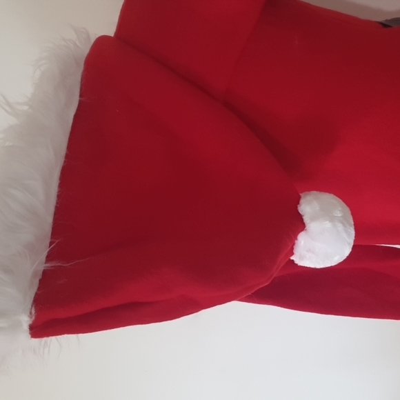 Leg Avenue Christmas Santa Costume Fleece Jacket Dress Size 10 12 approx… - Picture 4 of 7